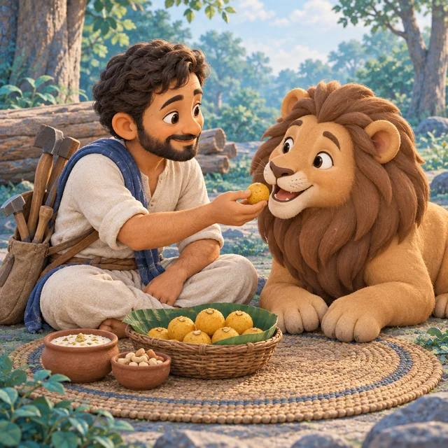 The Lion and the Carpenter