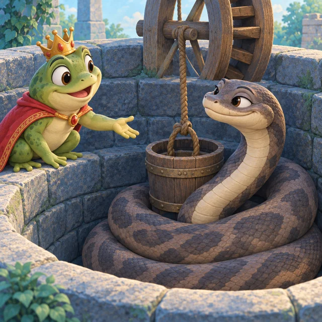 Handsome and Theodore: The Frog and the Snake
