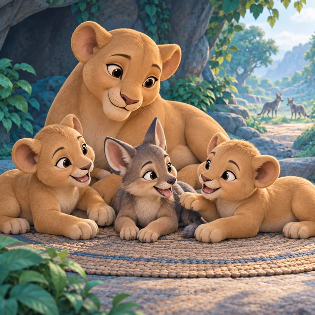 The Jackal Raised by Lions