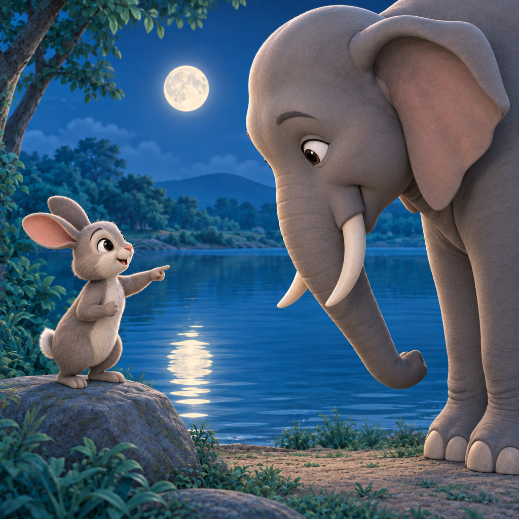 How the Rabbit Fooled the Elephant