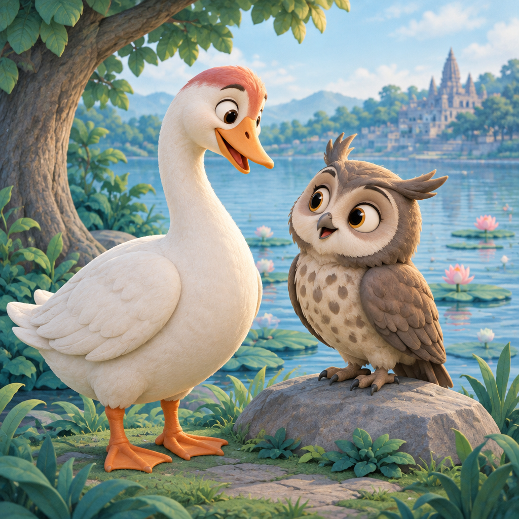 The Goose and the Owl